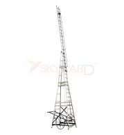 Model No. 7000 Aluminium Self Supported Ladder with Extra Iron Wheels for Home and Industrial Access Use, Professional Movable Ladder for Maintenance, Repair and Storage Tasks